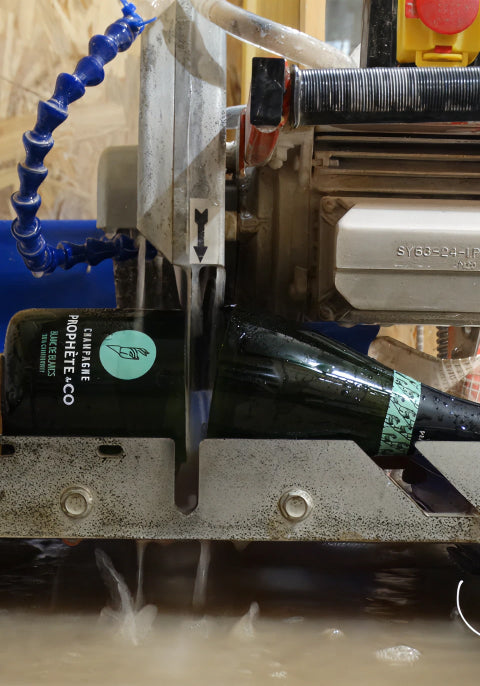Bougie upcyclée Blanc de blancs