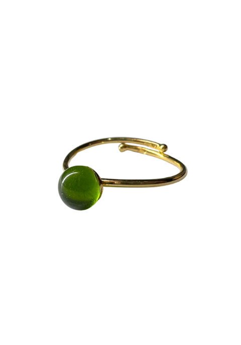 Champagne Pearl Gold Ring
